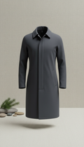 Technical Trench Coat in Wheatgrass
