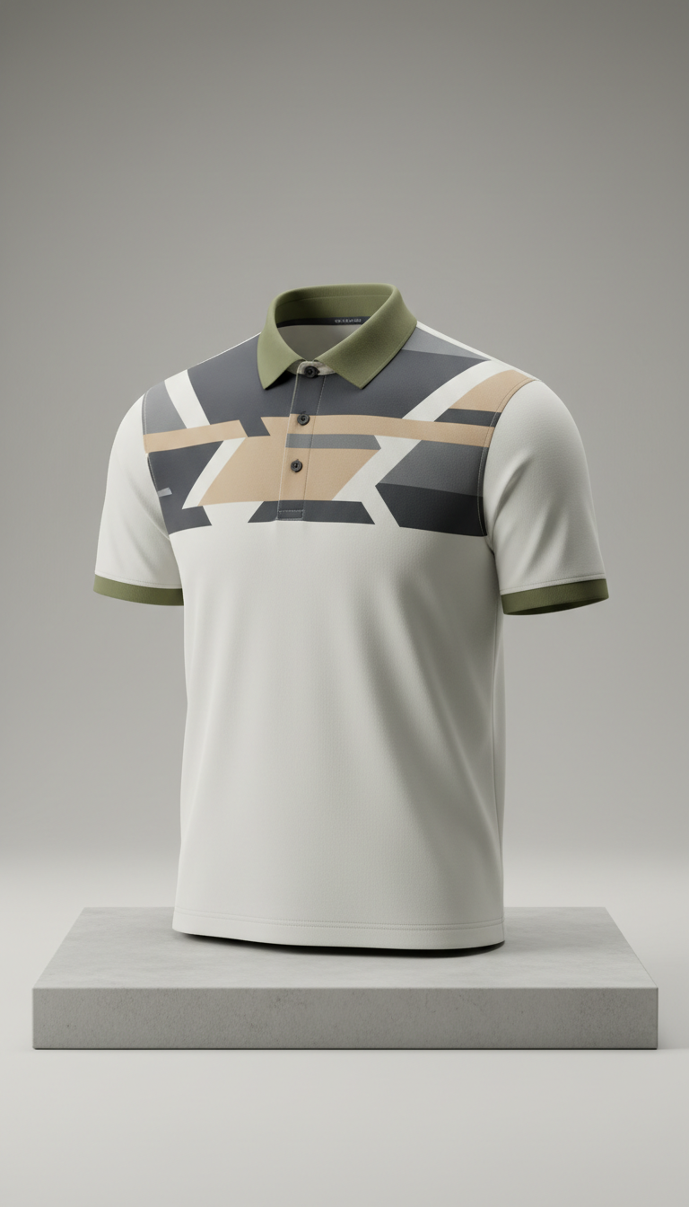 Performance Golf Polo with Stretch Piqué