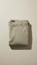 Technical stretch golf trousers with articulated knees