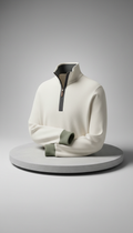 Technical Cashmere Quarter-Zip Sweater